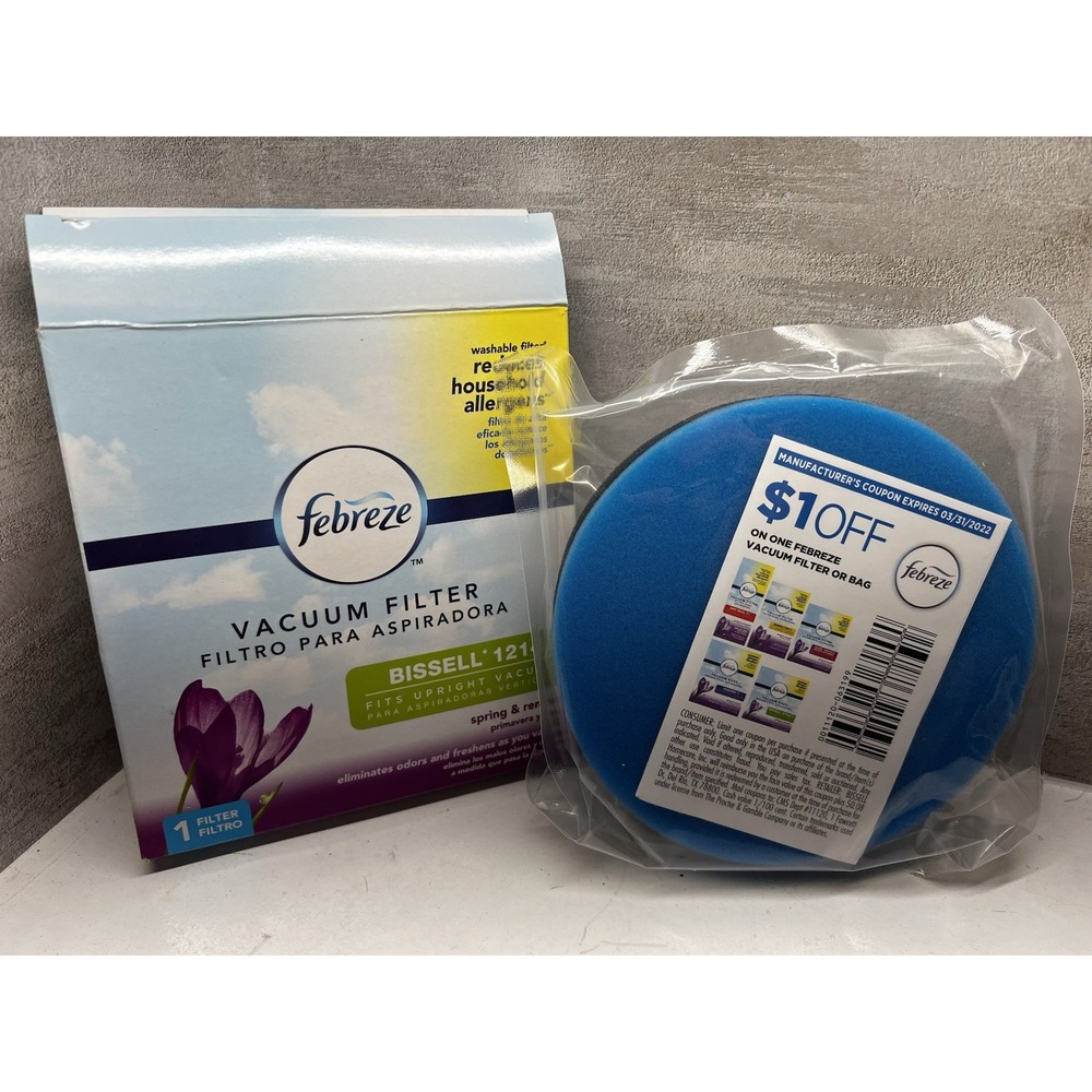 Febreze BISSELL Style 1214 Washable Upright Vacuum Filter, Spring & Renewal - Picture 4 of 4